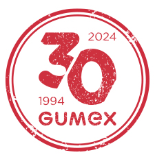 Razítko 30 let Gumex
