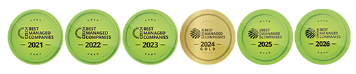Pečetě - ocenění Best Managed Companies